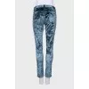 Blue velvet trousers