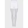 White shorts with patch pockets