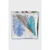 Plumes en Fete cashmere and silk scarf
