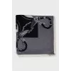 L'Instruction du Roy cashmere and silk scarf