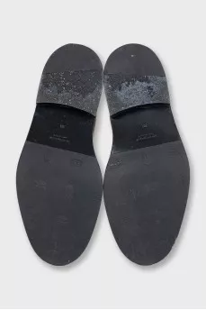 Белые сапоги из кожи