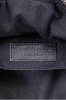 Lou Camera Black Leather Bag