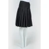 Black pleated skirt