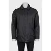 Men's black jacket with logo