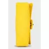 Текстильна жовта сумка Double Flap