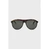 Aviator sunglasses with printed frames