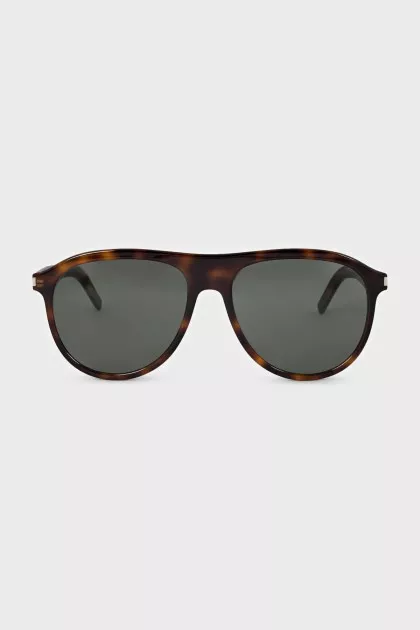 Aviator sunglasses with printed frames