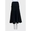 Blue skirt with golden buttons