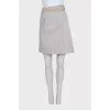 Cashmere skirt with belt