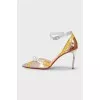Beige shoes with decor