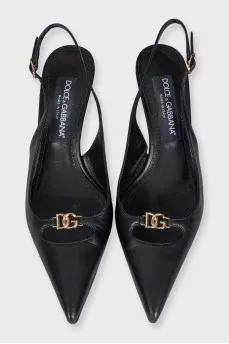 Lollo Leather Slingbacks