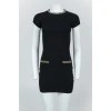 Black dress with silver chains