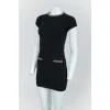 Black dress with silver chains