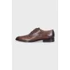 Men's brown leather brogues