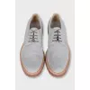 Men's gray suede shoes