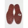Men's gray suede shoes