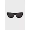 Dark brown tinted sunglasses