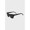 Dark brown tinted sunglasses