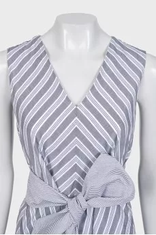 Gray fitted maxi dress