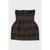 Fitted strapless top