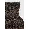 Fitted strapless top