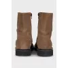 Men's brown suede shoes