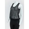 Transparent linen tank