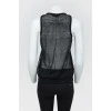 Transparent linen tank