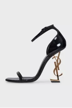 Opyum gold-heeled sandals
