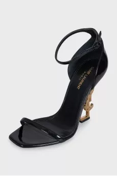 Opyum gold-heeled sandals