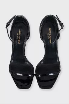 Opyum gold-heeled sandals