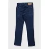 Skinny blue jeans
