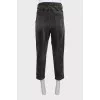 Men's gray corduroy trousers