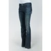 Silver chain jeans with a silver chain