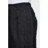 Black fitted skirt with a zipper
