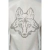 Beige jacket with rhinestones