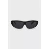 Narrow cat eye sunglasses