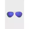 Aviator sunglasses with purple lenses