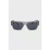 Sunglasses decorated with the company logo