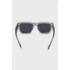Sunglasses decorated with the company logo
