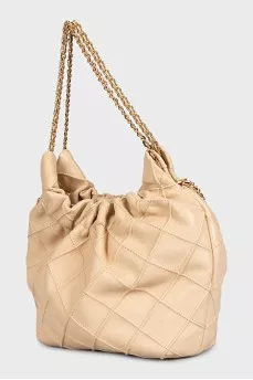 Fleming beige crossbody