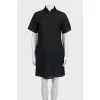 Straight-cut dress with ties