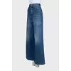 Джинси wide leg fit синього кольору