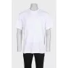 Men's straight t-shirt with tag