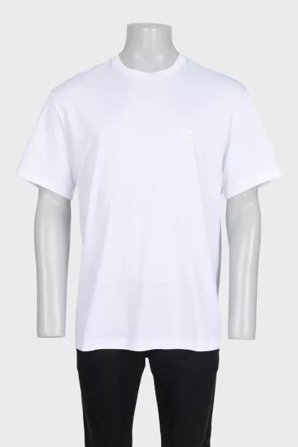 Men's straight t-shirt with tag