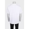Men's straight t-shirt with tag