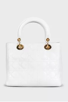 Lady Dior quilted leather bag