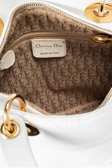 Lady Dior quilted leather bag