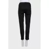 Sports tapered trousers with white stripes