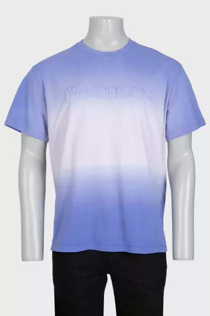 Men's purple t-shirt with tag